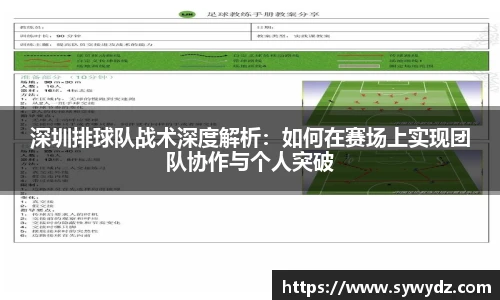 深圳排球队战术深度解析：如何在赛场上实现团队协作与个人突破